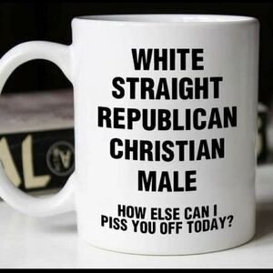 *Coffee Mug, republican male, 15 oz